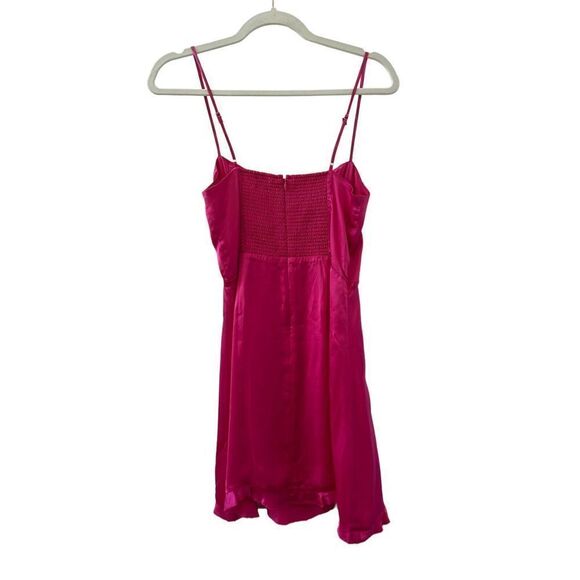 Wilfred Slip Mini Dress Women’s Fuchsia Pink Size 4 - Picture 4 of 6